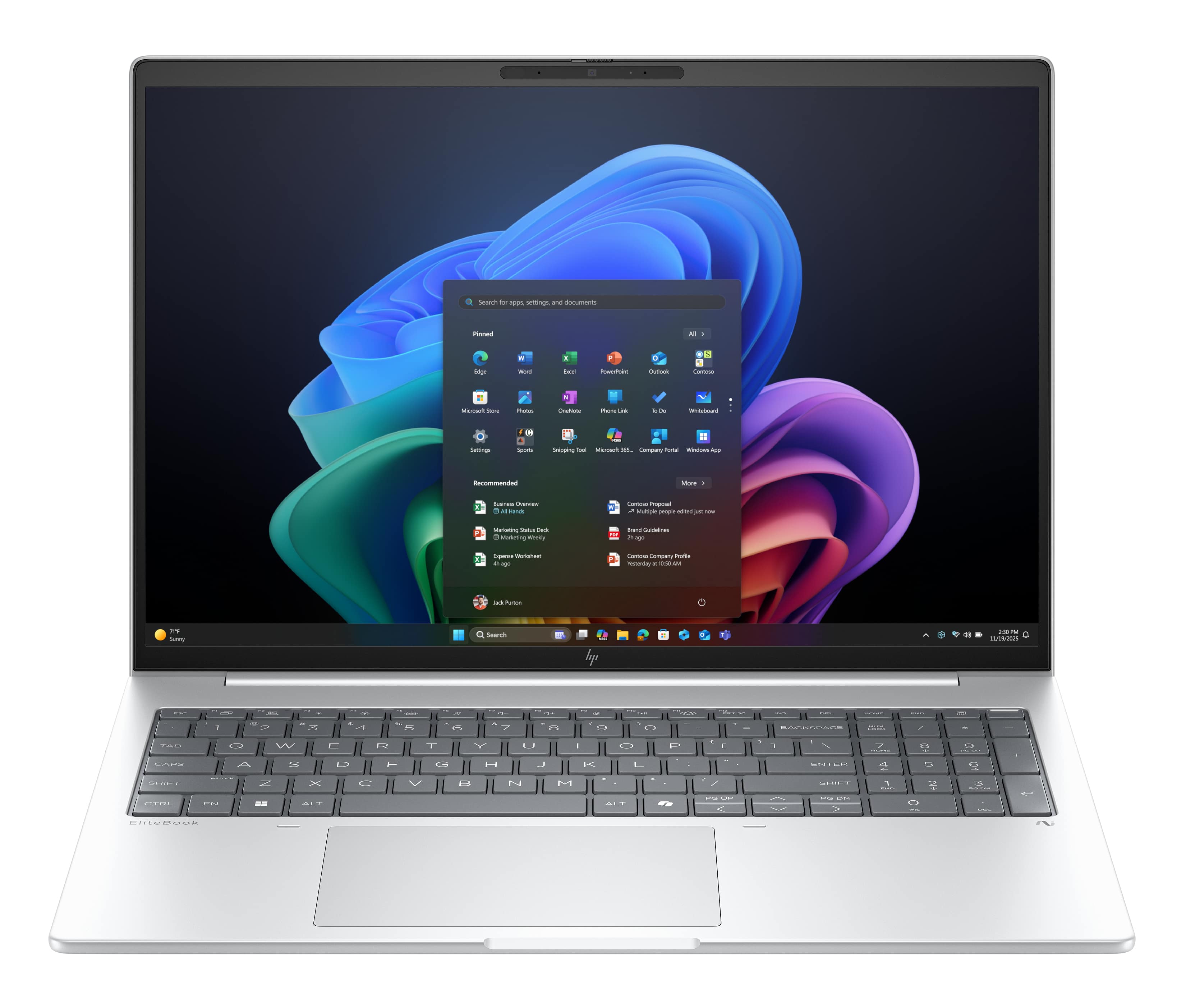 HP ELITEBOOK 8 G1I NOTEBOOK NEXT GEN AI - COPILOT+ PC - CONCEPTION DE CHARNIERE A 174 DEGRES - INTEL CORE ULTRA 5 - 226V / JUSQU'A 4.5 GHZ - WIN 11 PRO - ARC GRAPHICS 130V - 16 GO RAM - 512 GO SSD NVME - 16 IPS HP SUREVIEW 1920 X 1200 - WI-FI 7, BLUETOOT