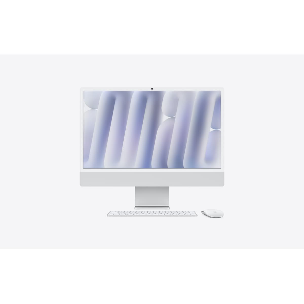 APPLE IMAC WITH 4.5K RETINA DISPLAY - TOUT-EN-UN M4 - RAM 16 GO - SSD 256 GO - APPLE M4 10-CORE - GIGABIT ETHERNET, IEEE 802.11AX (WI-FI 6E), BLUETOOTH 5.3 - MACOS SEQUOIA 15.0 - MONITEUR : LED 24" 4480 X 2520 (4.5K) - CLAVIER : FRANÇAIS - ARGENT