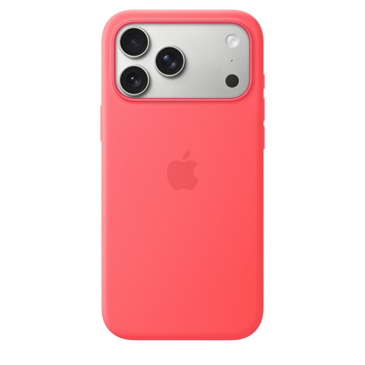 APPLE - BACK COVER POUR TÉLÉPHONE PORTABLE - COMPATIBILITÉ AVEC MAGSAFE - SILICONE - GOYAVE ÉCLATANTE - POUR IPHONE 17 PRO MAX