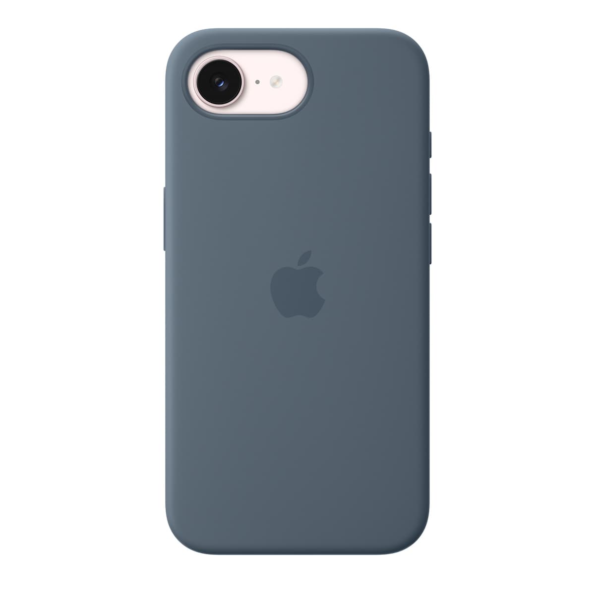 APPLE - BACK COVER POUR TÉLÉPHONE PORTABLE - COMPATIBILITÉ AVEC MAGSAFE - SILICONE - BLEU ANCRE - POUR IPHONE 17E