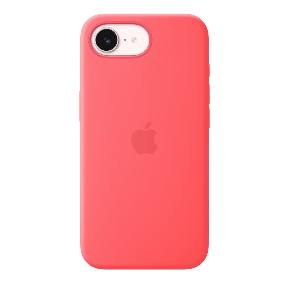 APPLE - BACK COVER POUR TÉLÉPHONE PORTABLE - COMPATIBILITÉ AVEC MAGSAFE - SILICONE - GOYAVE ÉCLATANTE - POUR IPHONE 17E