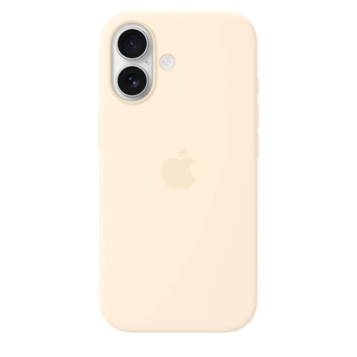 APPLE - BACK COVER POUR TÉLÉPHONE PORTABLE - COMPATIBILITÉ AVEC MAGSAFE - SILICONE - VANILLE - POUR IPHONE 17