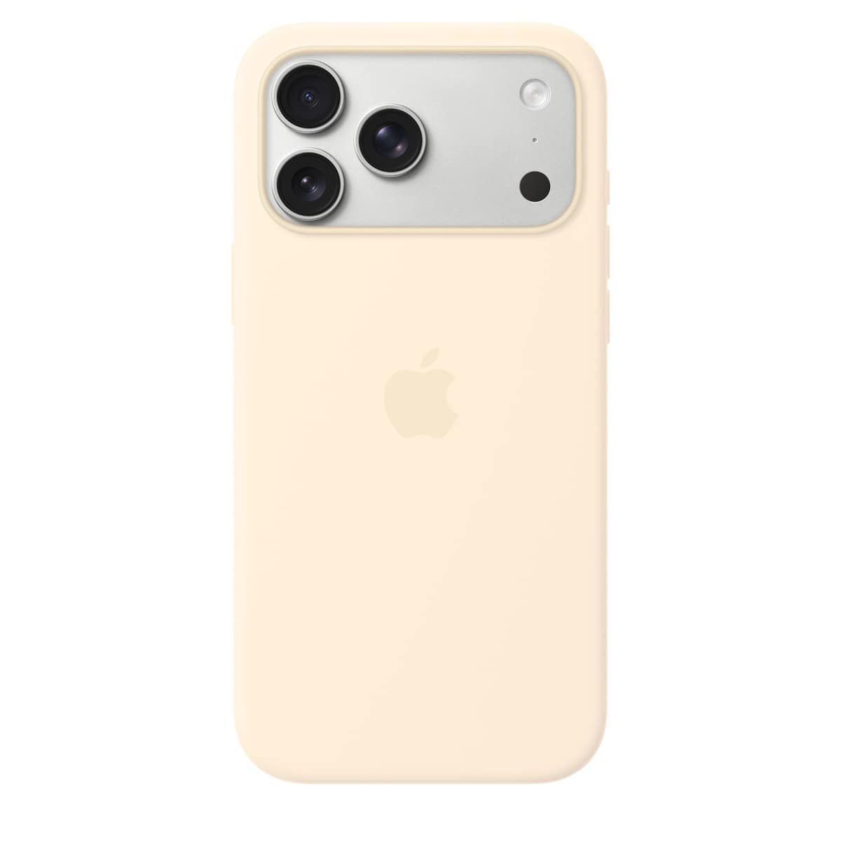 APPLE - BACK COVER POUR TÉLÉPHONE PORTABLE - COMPATIBILITÉ AVEC MAGSAFE - SILICONE - VANILLE - POUR IPHONE 17 PRO MAX