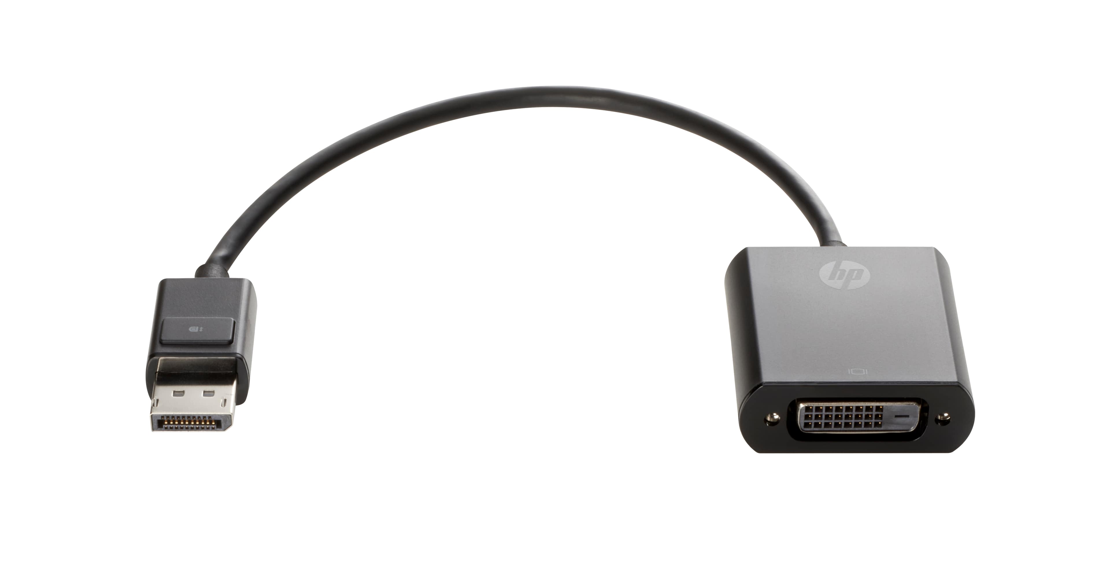 HP - ADAPTATEUR DISPLAYPORT - LIAISON SIMPLE - DISPLAYPORT (M) POUR DVI-D (F) - 19 CM - VERROUILLÉ
